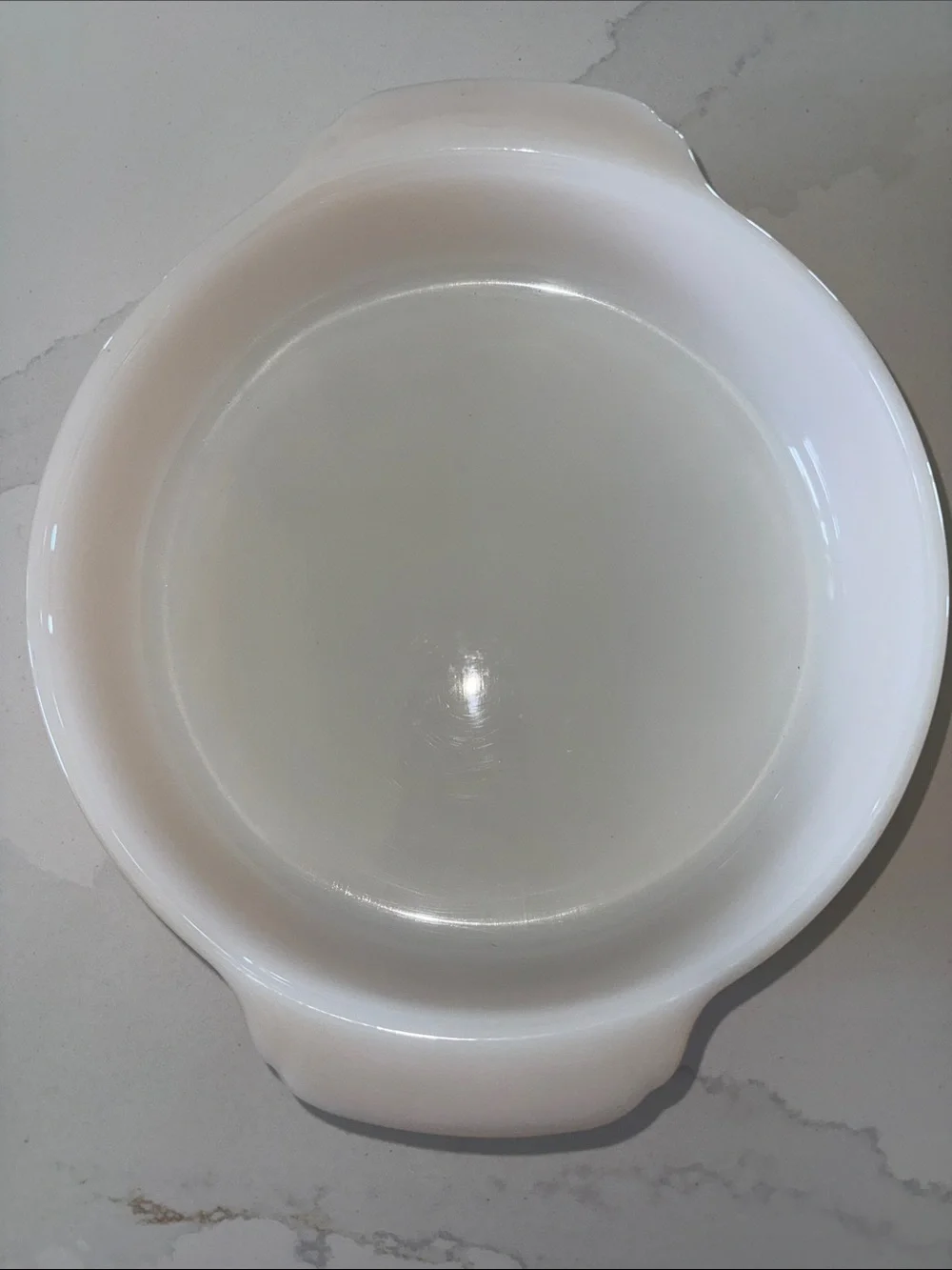 Vintage Fire King Iridescent Peach Lustre 8 1/2
